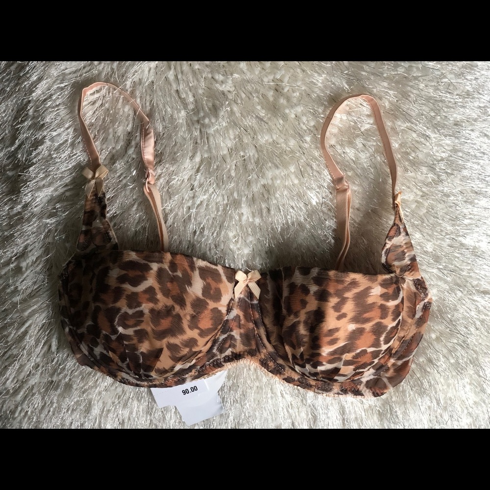 NWT Mimi Holliday L’Amour Leopard Print Bra 32DD - Picture 3 of 8